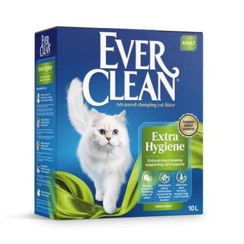 Najboljši pesek za mačke Ever Clean EXTRA HYGIENE FRESH SCENT pesek za mačke 10 l