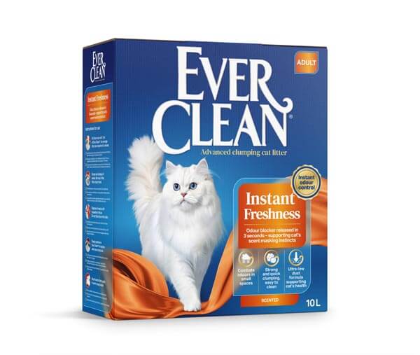 Najboljši pesek za mačke Ever Clean Instant Freshness 10 l