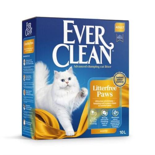 Najboljši pesek za mačke Ever Clean Litterfree Paws 10 l